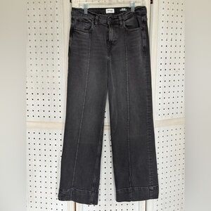 Kensie Charcoal Wide Leg Jeans